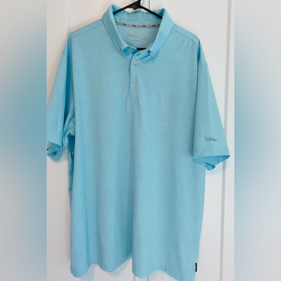 NWOT Walter Hagen Men's Perfect 11 Conversational Print Golf Polo Size XXL
